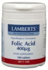 Lamberts Foliumzuur 400 mcg 100 tabletten