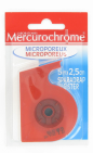 Mercurochrome Pleisters Microporeus 5mx2,5cm 1 stuk