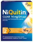 NiQuitin Clear Nicotinepleisters 14mg Stap 2 7 stuks