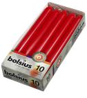 Bolsius Dinerkaars 230/20 rood 10st