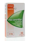 Nicorette Nicotine Kauwgom Fresh Fruit 2mg 30 stuks