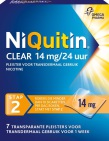 NiQuitin Clear Nicotinepleisters 14 mg Stap 2 14st