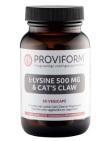 Proviform L-Lysine 500mg & Cat's Claw 60 Vegetarische Capsules