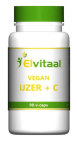Elvitaal Vegan IJzer + vitamine C 90 Vegacapsules