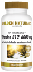 Golden Naturals Vitamine B12 6000 mcg 180 zuigtabletten