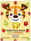 Montagne Jeunesse Tiger sheet face mask apple & strawberry 1 stuk