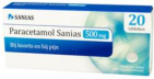 Sanias Paracetamol 500 mg 20st