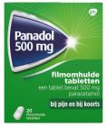 Panadol Filmomhulde 500 mg 20tb