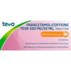 Teva Paracetamol Coffeine 500/50 50 tabletten