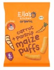 ella's kitchen Maize Puffs Carrot/Parsnip 6+ Maanden Bio 20g