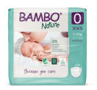 Bambo Nature Luiers Maat 0 1-3kg 24st