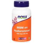 Now MSM en Hyaluronzuur 60 capsules