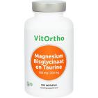 Vitortho Magnesium Bisglycinaat 100mg & Taurine 200mg 100 tabletten