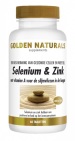 Golden Naturals Selenium & zink 60tb