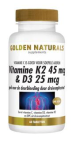 Golden Naturals Vitamine k2 d3 60vtb