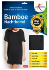 Lucovitaal Nachthemd Bamboe -xl- Korte Mouw Zwart 1 Stuk 1stuk