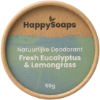 HappySoaps Deodorant Fresh Eucalyptus & Lemongrass 50gr