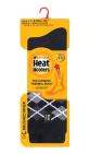 heat holders Mens Ultra Lite Socks Argyle Black 6-11 1 Paar