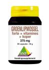 SNP Groenlipmossel Forte + Vitamines + Koper 60 Capsules