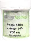 natuurapotheek Ginkgo Biloba 24% 250 MG 100 Capsules