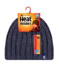 heat holders Mens Cable Hat Navy One Size 1 Stuk