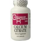 Cardiovascular Research Calcium Citraat 165  MG 120 Capsules