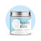 happy tabs Tandpasta Tabletten Fresh Mint met Fluoride 80 Tabletten