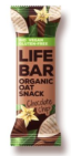 Lifefood Lifebar Haverreep Chocolate Chip Bio 40 Gram