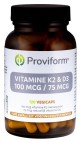 Proviform Vitamine K2 100 MCG & D3 75 MCG 120 Vegicapsules