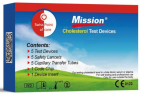 mission 3-in-1 Cholesterol Teststrips voor Mission® Cholesterol Meter 1 Set