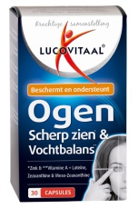 Lucovitaal Ogen Scherp Zien & Vochtbalans 30 capsules
