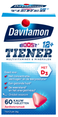 Davitamon Tiener Boost 12+ Aardbei 60 tabletten