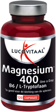 Lucovitaal Magnesium 400mg L-Tryptofaan 120 capsules