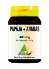 SNP Papaja -ananas 400 mg 60 Capsules