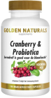 Golden Naturals Cranberry & Probiotica 180 vegan capsules