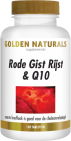 Golden Naturals Rode gist rijst & Q10 120 veganistische tabletten
