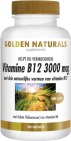 Golden Naturals Vitamine B12 3000 mcg 120 veganistische zuigtabletten