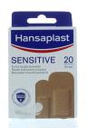 Hansaplast Sensitive skintone medium 20 Stuks