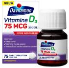 Davitamon Vitamine D3 75 microgram 75 smelttabletten
