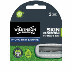 Wilkinson Hydro Trim & Shave Skin Body & Balls Mesjes 3 Stuks