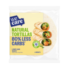 WeCare Lower carb tortillas naturel 160gr
