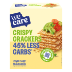 WeCare Lower carb crispy crackers 100gr