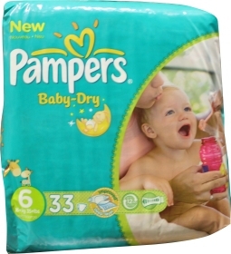 Proficiat Altijd aflevering Pampers Baby dry extra large 16+ kilo maat 6 33st | Voordelig online kopen  | Drogist.nl