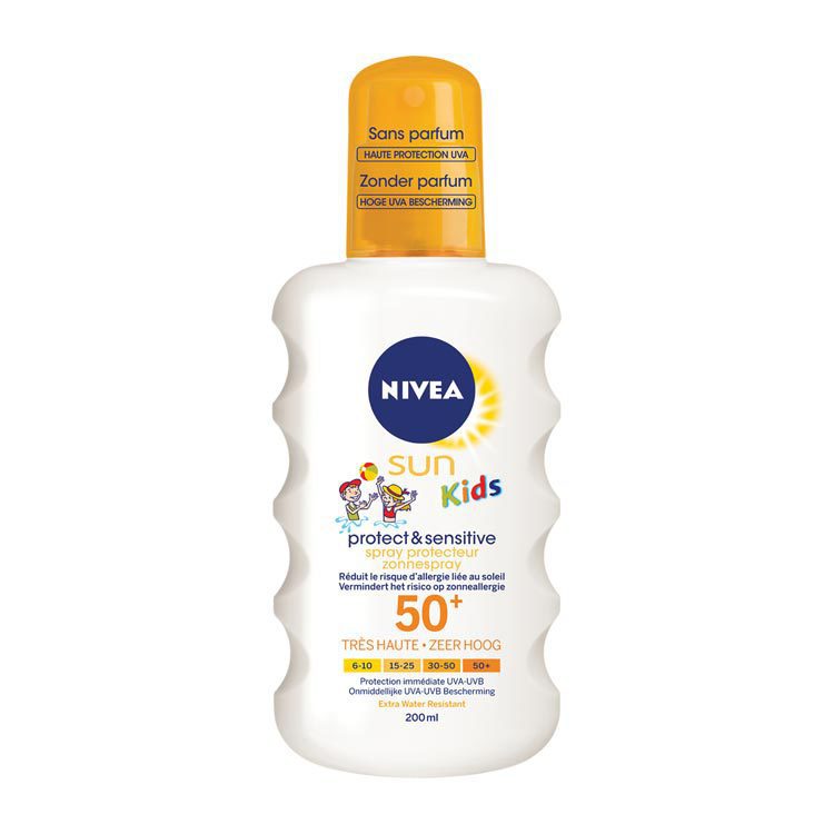 regelmatig hier kennis Nivea Zonnebrand Spray Kids Pure & Sensitive SPF50 | Voordelig online kopen  | Drogist.nl
