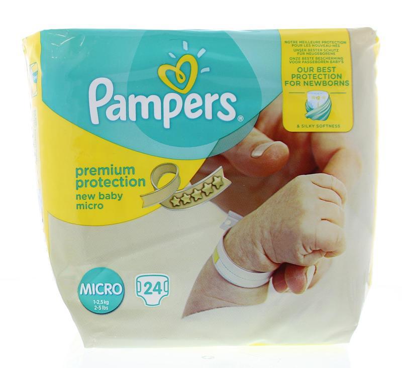 Schadelijk wasmiddel Opsplitsen Pampers New baby micro 24st | Voordelig online kopen | Drogist.nl