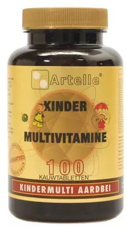 Artelle Multivitamine Kind Aardbei 100 | Voordelig kopen Drogist.nl