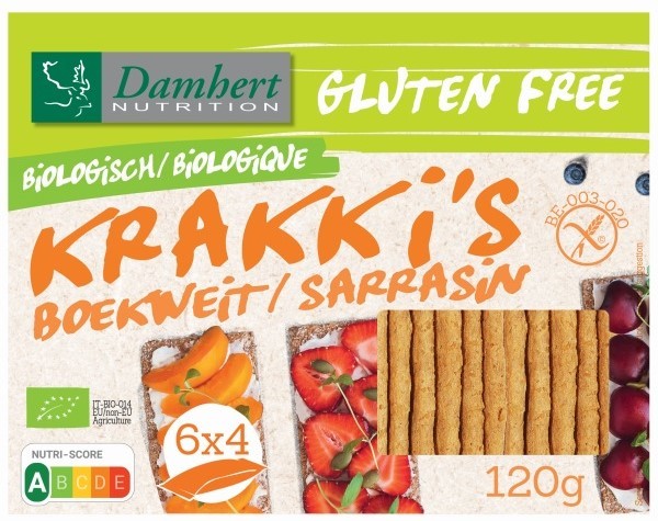 Hoe teksten heelal Damhert Boekweit Krakki's Glutenvrij Bio 120g | Voordelig online kopen |  Drogist.nl